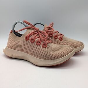 Allbirds Tree Dasher peach mesh lace up shoe 9.5